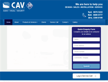 Tablet Screenshot of cav.com.au